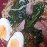 ほうれんチャーシュー草ラーメン